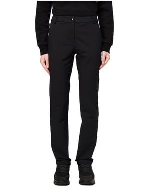 Duvetica Logo Detail Casual Pants - Black