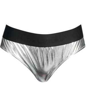 Dolce & Gabbana Solid-Color Bikini Bottoms - Black