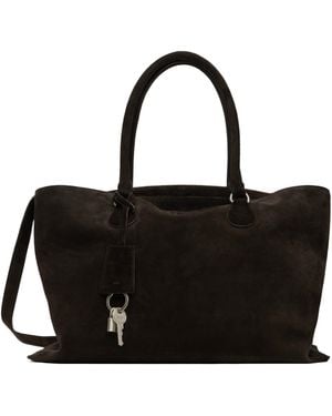 OSOI Shell Brot Double Handle Shoulder Bag - Black