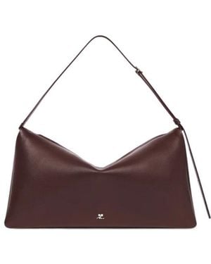 Courreges Cuff Shoulder Bag - Brown