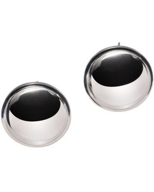 Lemaire Witch Mirror Earrings - White