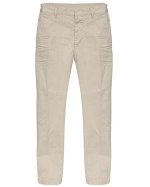 DSquared² Straight Leg Pants - Natural