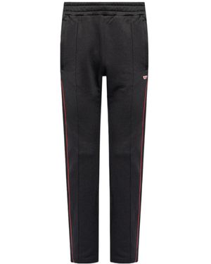 DIESEL P-Zamper Cotton Track Trousers - Black