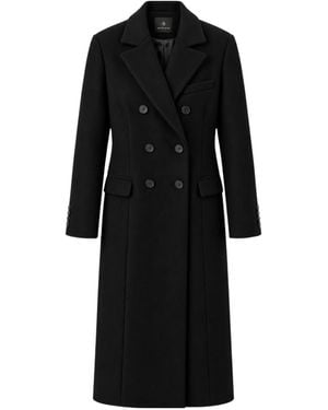 Anine Bing Double-Breasted Coat - Black