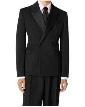 Bottega Veneta Grain De Poudre Tuxedo Jacket - Black