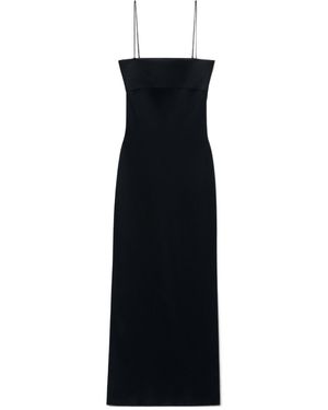 Alexander Wang Logo Jacquard Slip Dress - Black