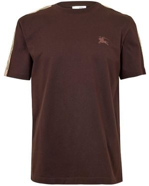 Burberry Regular Fit T-Shirt - Brown