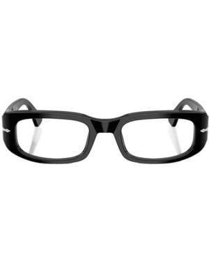 Persol Geometric Frame Plain Mirror - White