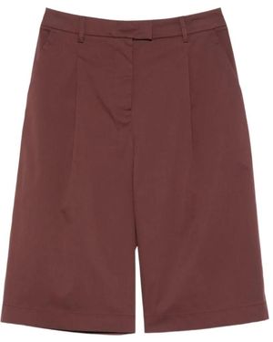 Patrizia Pepe Pleated Trousers - Purple