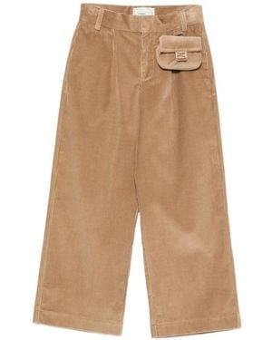 Fendi Corduroy Pants - Natural