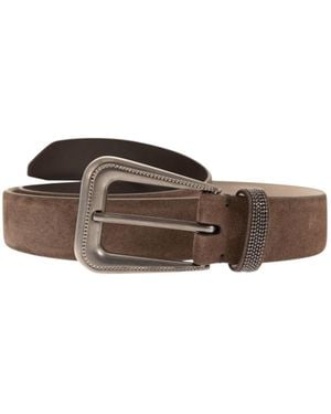 Brunello Cucinelli Monili Buckle Fastened Belt - Brown