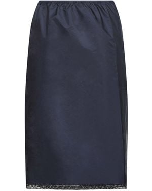 Prada Elastic Waist Skirt - Blue