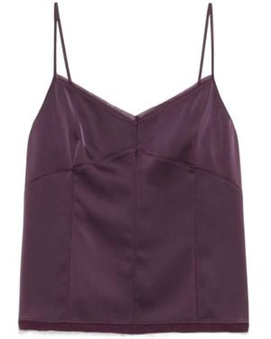 MAX&Co. Fluid Satin Top - Purple