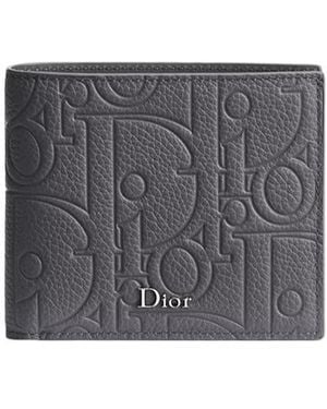 Dior Wallet With Coin Pocket - Grey