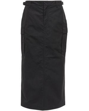 Wardrobe NYC Belt Loop Work Skirt - Black