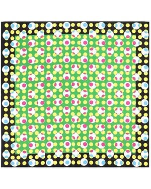 Dries Van Noten Pattern Scarf - Green