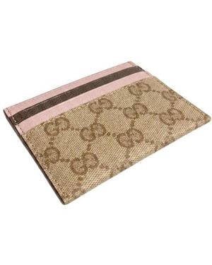 Gucci Zip Card Case With Slots - Natural