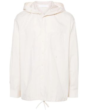 Helmut Lang Hooded Shirt - White