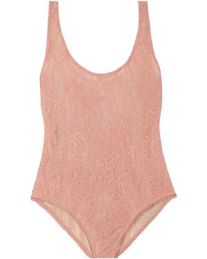 Zimmermann Lace Bodysuit - Pink