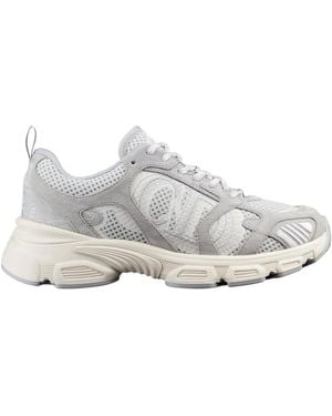 Dior Christian Chrono Lace-Up Trainers - White