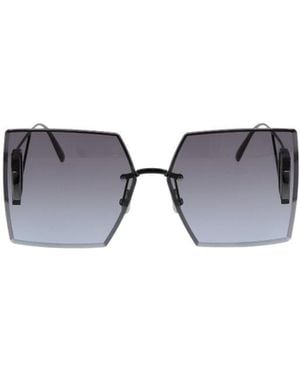 Dior Eyewear 30Montaigne S7U Square Frame Sunglasses - Metallic
