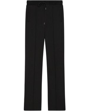 Theory High Waist Drawstring Track Pants - Black