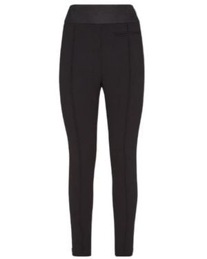 Fendi Pleated Detail Skinny-Cut Legginggs - Black