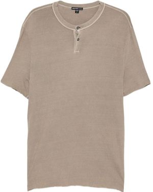 James Perse Crew Neck Short-Sleeved T-Shirt - Natural