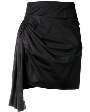 Givenchy Short Draped Skirt - Black
