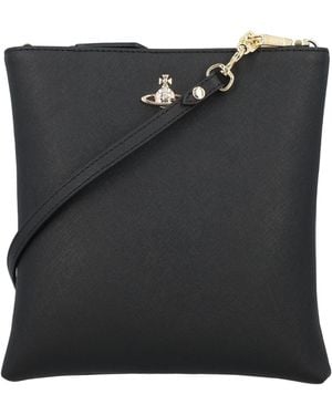 Vivienne Westwood Squire Satchel Bag - Black