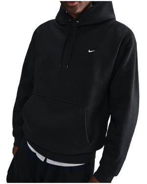 Nike Solo Swoosh Hoodie - Black