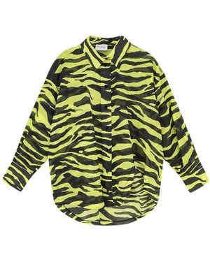 The Attico Beachwear Cotton Shirt - Green