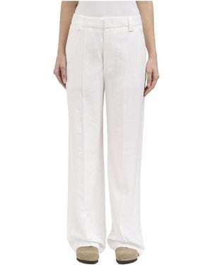 Dondup Casual Trousers With Belt Loops - White