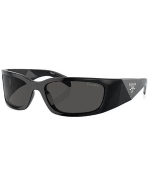 Prada Eyewear Butterfly Frame Sunglasses - White