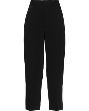 Sportmax Plain Color Casual Pants - Black