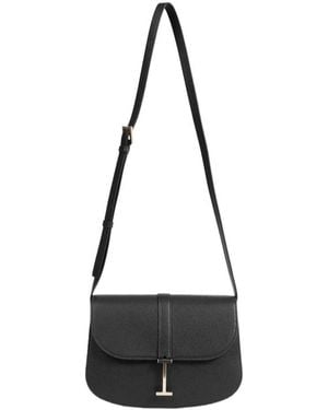 Tom Ford Foldover-Top Small Crossbody Bag - White