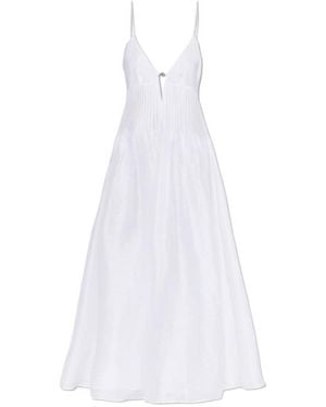 Tory Burch Off Shoulder Dress - White