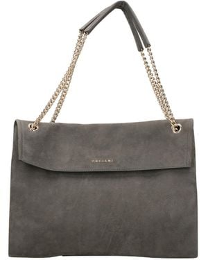 Orciani Dual-Handle Shoulder Bag - Grey