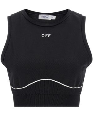 Off-White c/o Virgil Abloh Crew Neck Sports Vest - Black