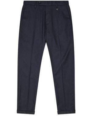 Antony Morato Slim Fit Ankle Length 'Rad' Pants - Blue