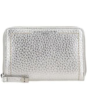 Gianni Chiarini Bubble Zip-Around Wallet - White