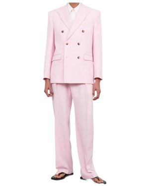 Wardrobe NYC Double-Breasted Suit Jacke - Pink