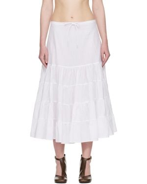 Paloma Wool Etoile Ankle-Length Skirt - White