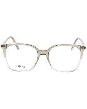 Dior Eyewear Square Frame Glasses - Natural