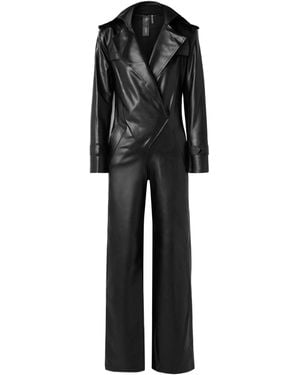Norma Kamali Double-Breasted Jumpsuit - Black