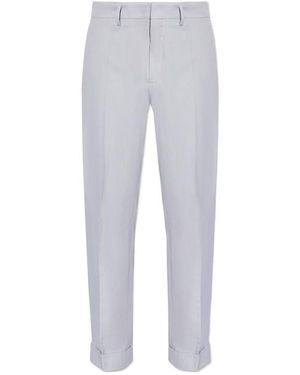 Dries Van Noten Belt Ring Casual Trousers - Grey