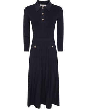 Michael Kors Polo Flare Mini Dress - Blue