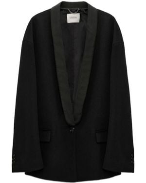 Dorothee Schumacher Oversized Tuxedo Blazer - Black