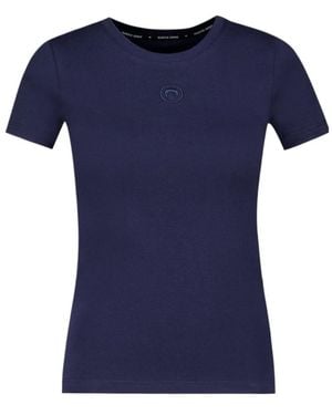 Marine Serre Moon Ss Baby T-Shirt - Blue