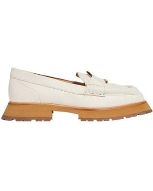 Moncler Rind Detailed Loafers - White